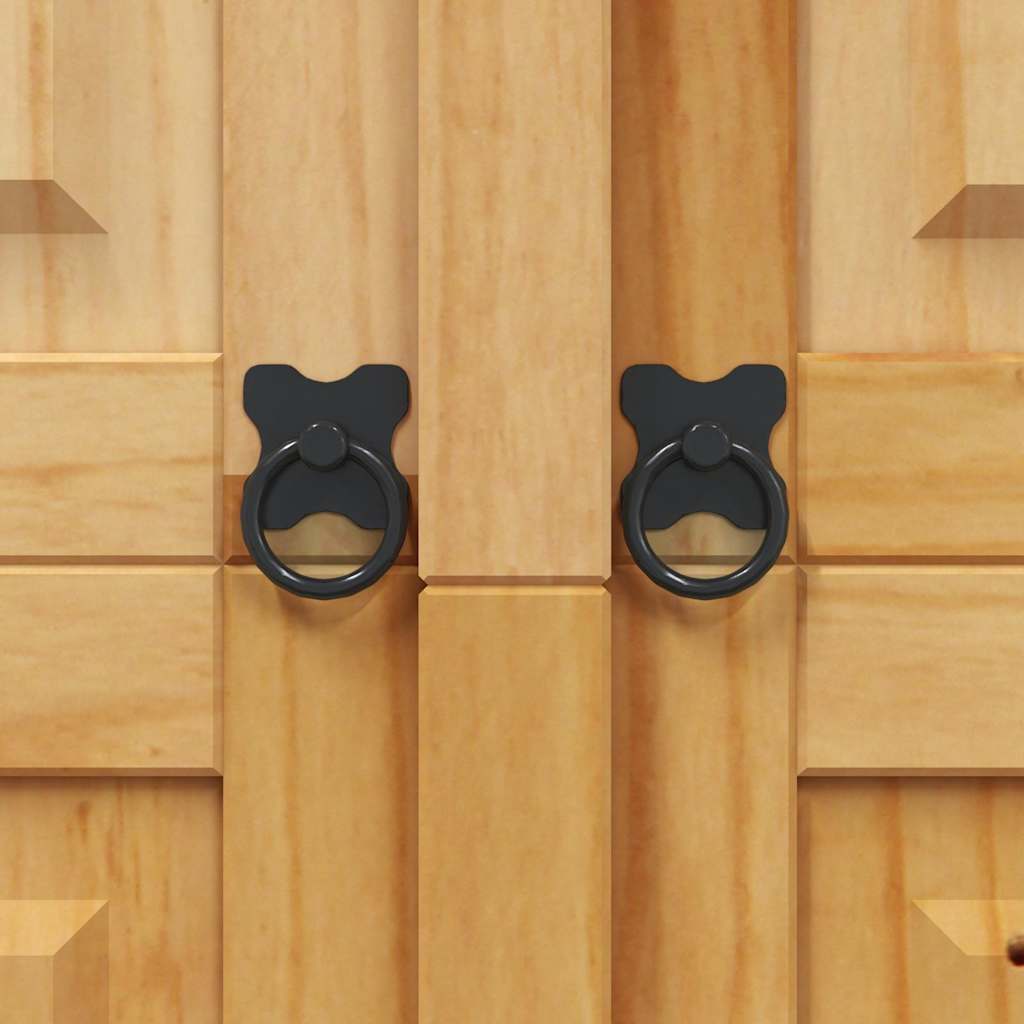 Kleiderschrank Mexiko-Stil Kiefernholz 3 Türen