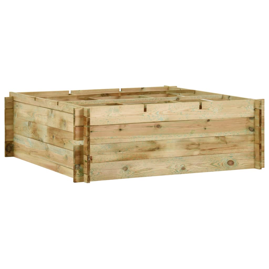 Hochbeet Kiefernholz Imprägniert 197X100X40 Cm