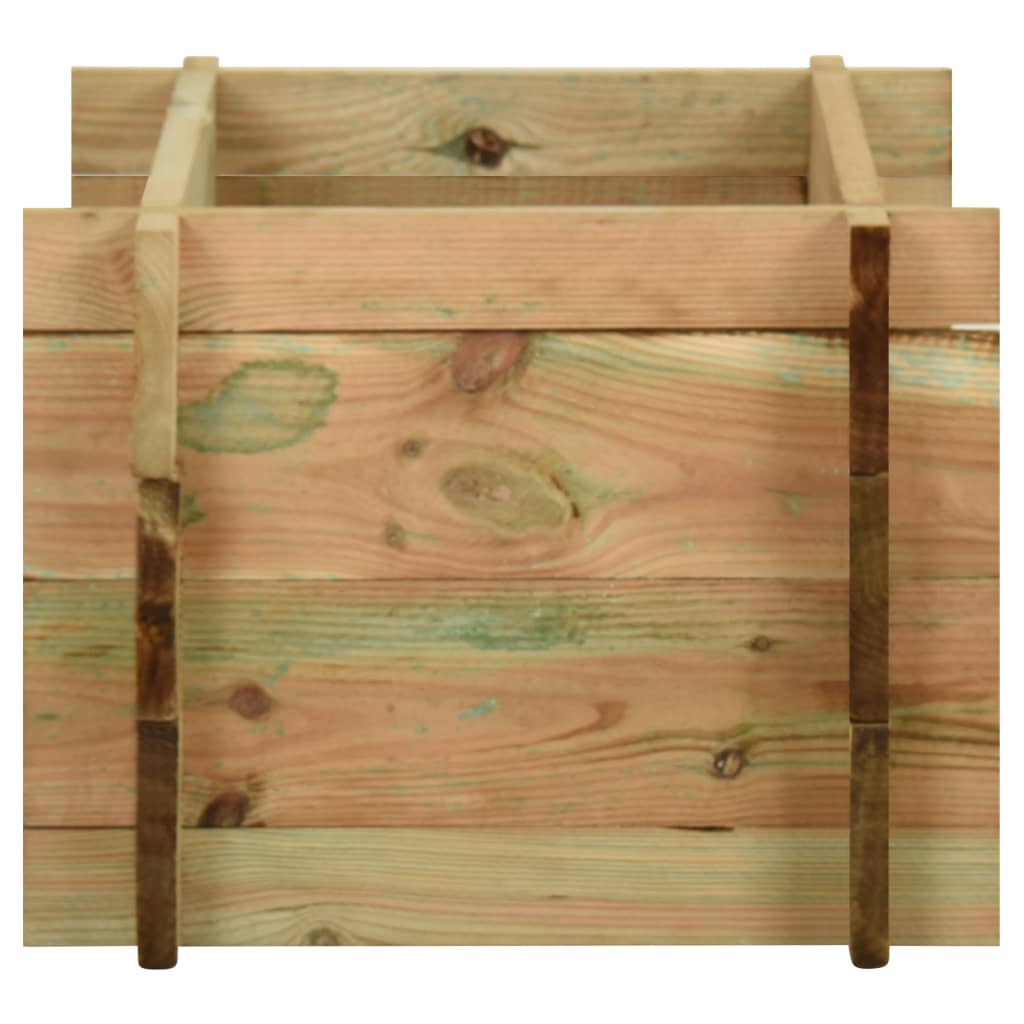 Pflanzkübel Hochbeet Kiefernholz Imprägniert 40 Cm
