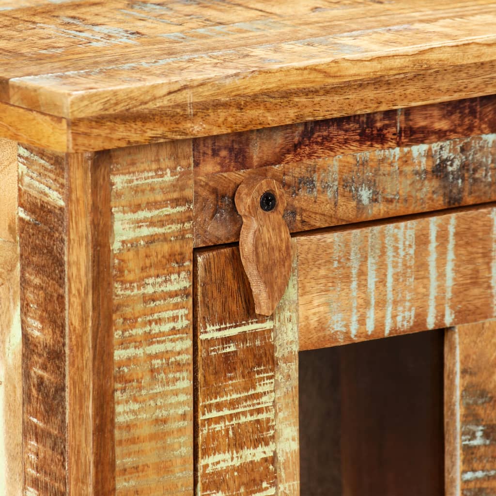 Wandschrank Altholz Massiv 44X21X72 Cm