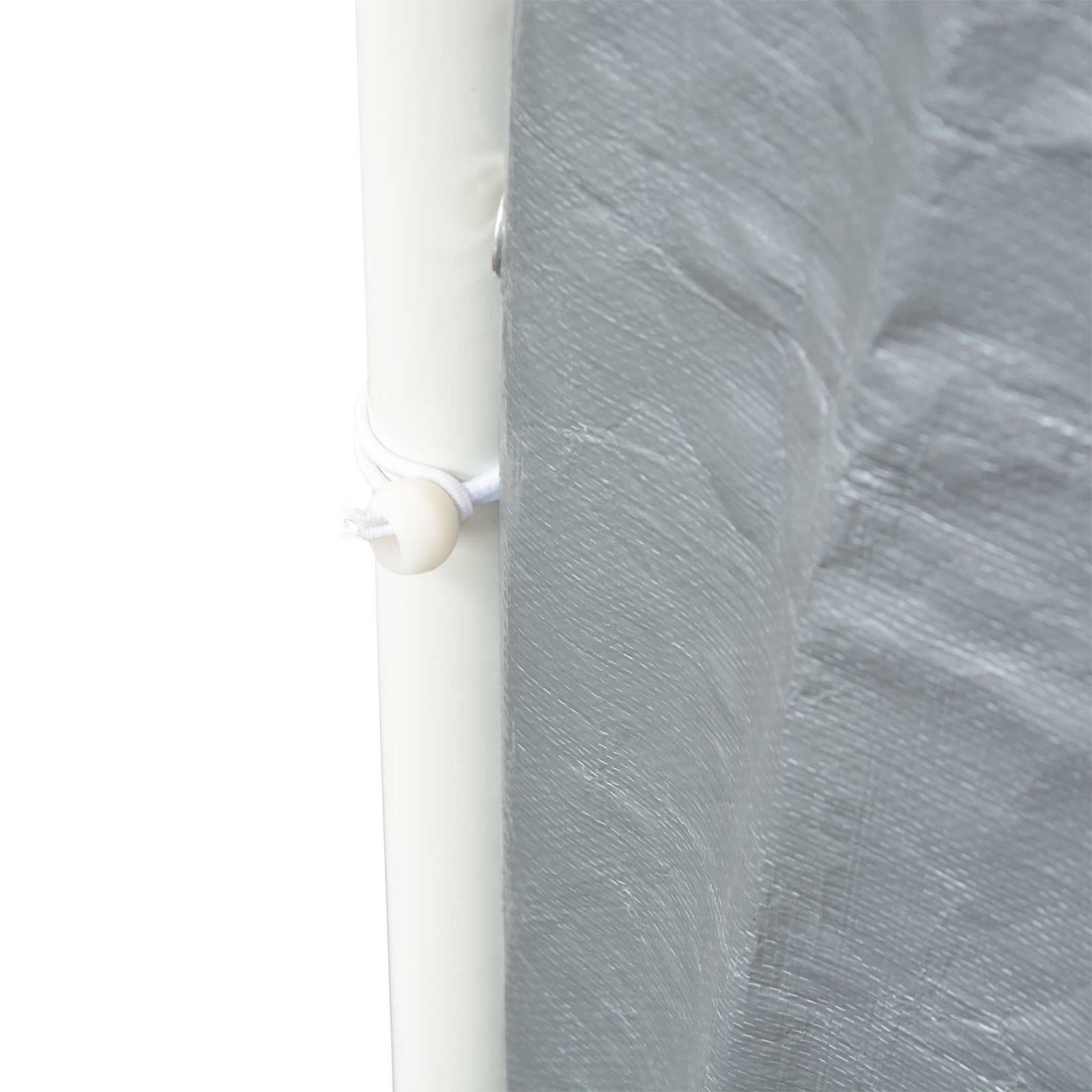 Zeltstoff Ohne Gestell Grau 10 X 5 M Pe