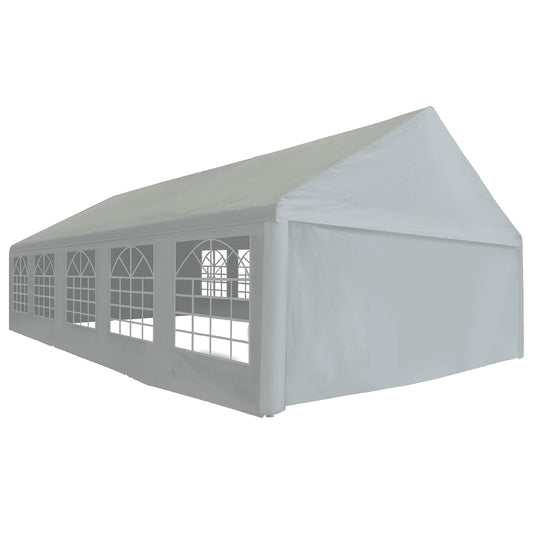 Zeltstoff Ohne Gestell Grau 10 X 5 M Pe