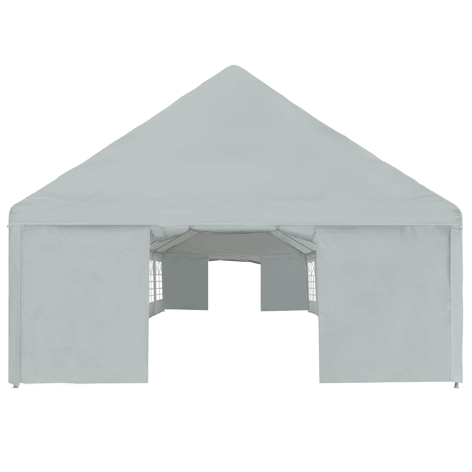 Zeltstoff Ohne Gestell Grau 10 X 5 M Pe
