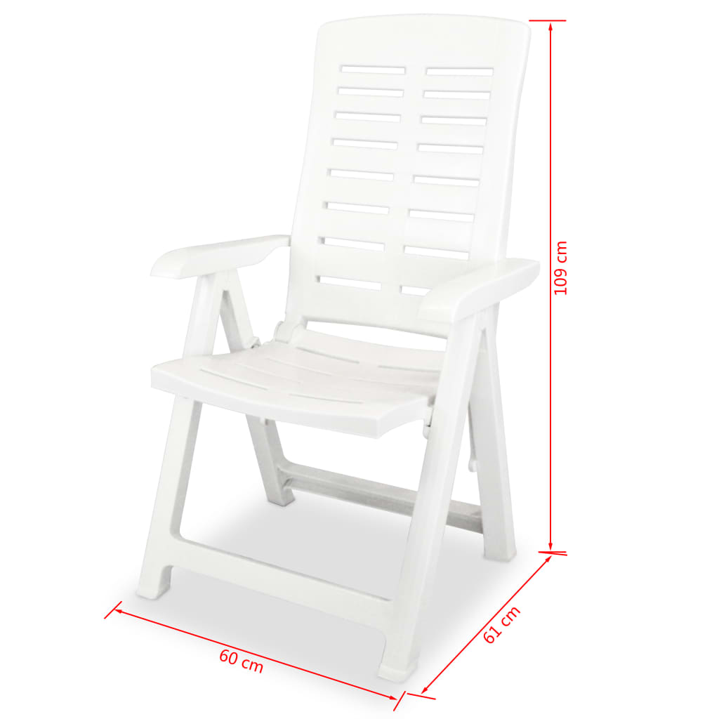 3-Tlg. Bistro-Set Kunststoff