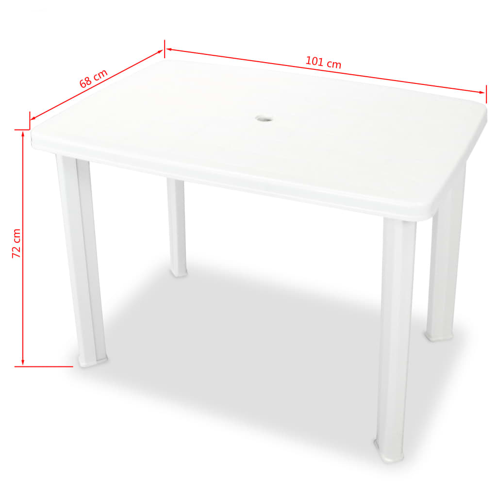 3-Tlg. Bistro-Set Kunststoff