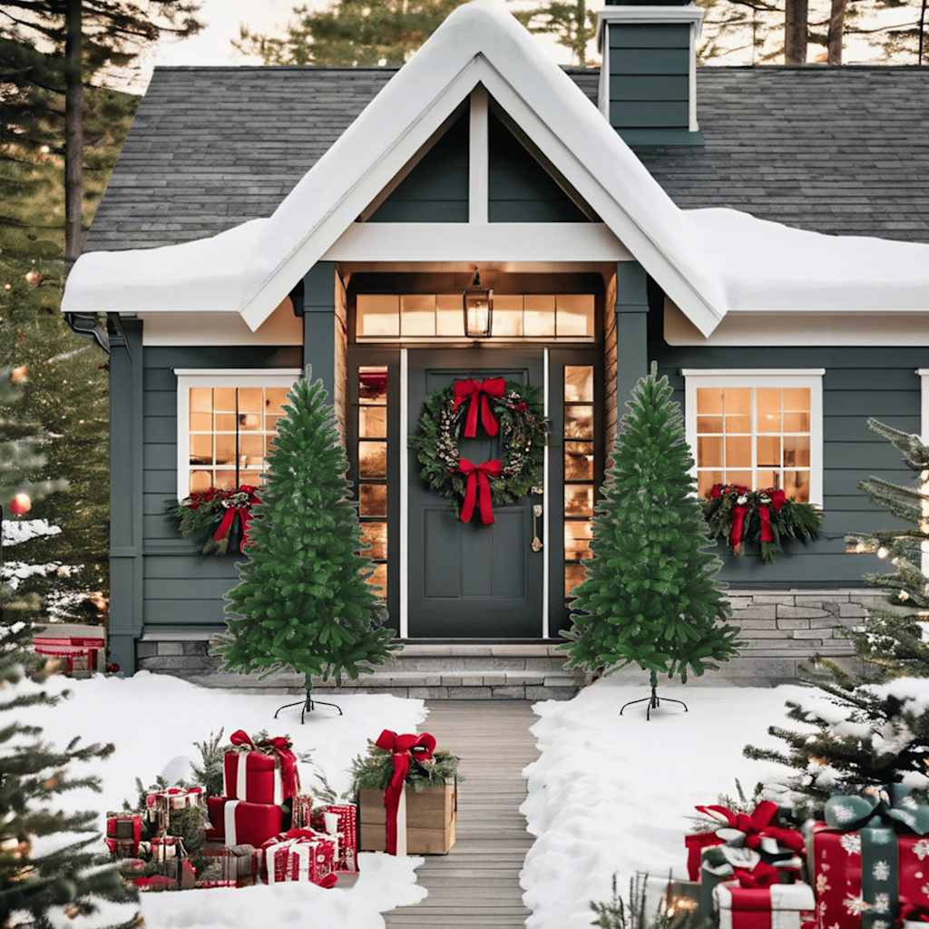 Künstlicher Weihnachtsbaum Naturgetreue Nadeln Grün