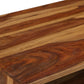 Couchtisch Massivholz Akazie Honigbraun 110X50X37 Cm
