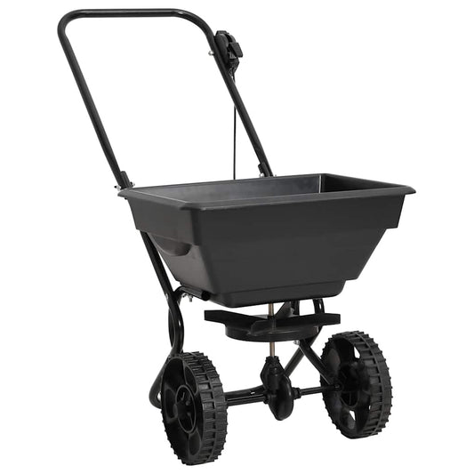 Handstreuwagen Salzstreuer Pvc Und Stahl 80X46X75 Cm 15 L Creme