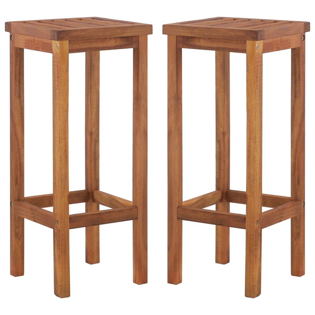 Barhocker 6 Stk. Massivholz Akazie
