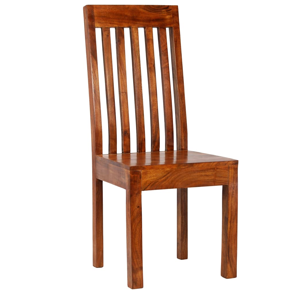 7-Tlg. Essgruppe Massivholz Akazie Und Mango