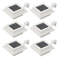 Solar-Außenleuchten 12 Stk. Led Rechteckig 12 Cm