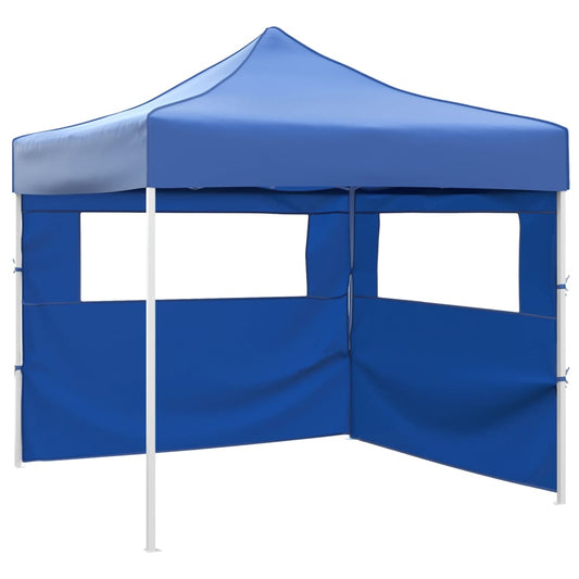 Faltzelt Mit 2 Wänden 3 X 3 M Blau