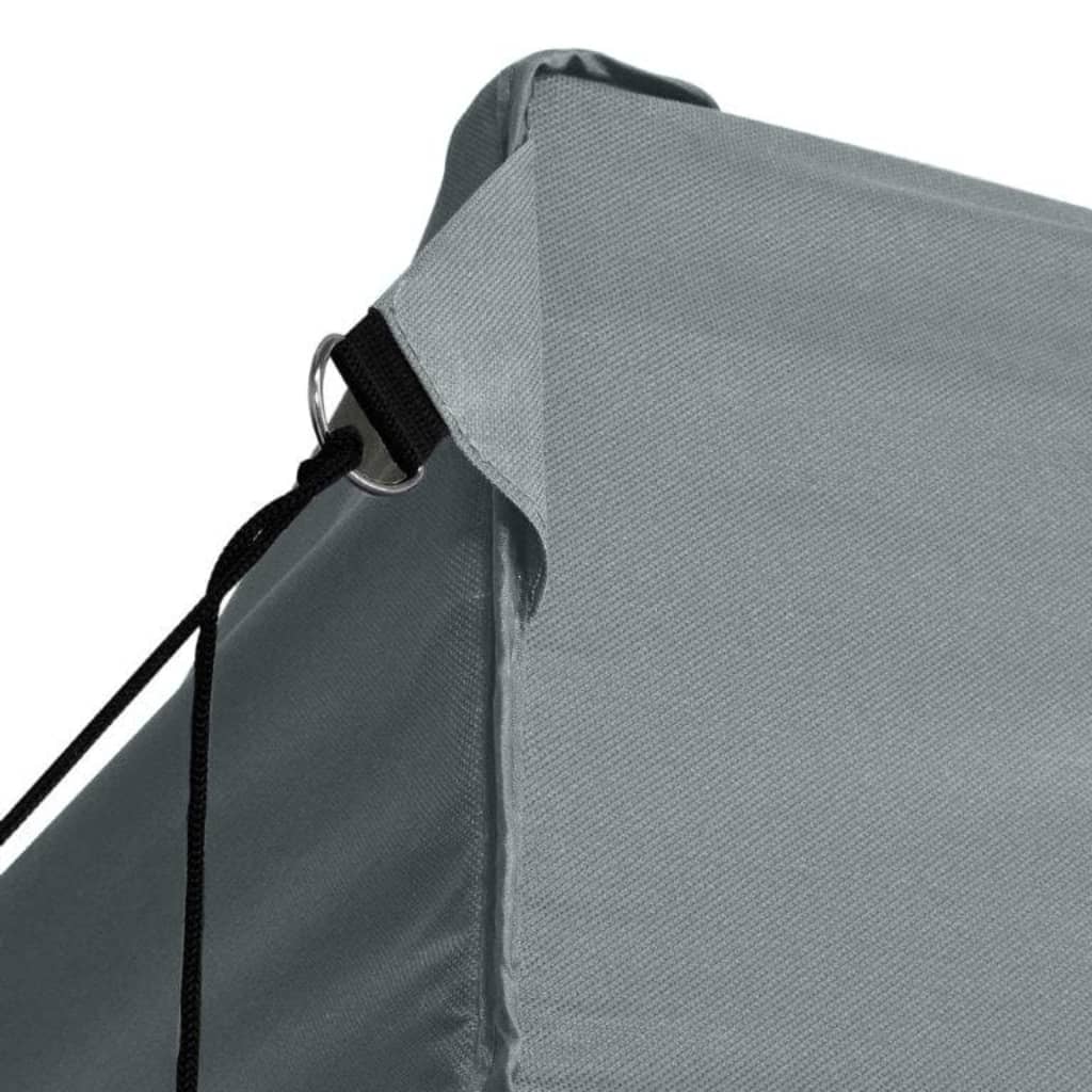 Faltzelt Pop-Up Mit 4 Seitenwänden 3 X 4,5 M Anthrazit