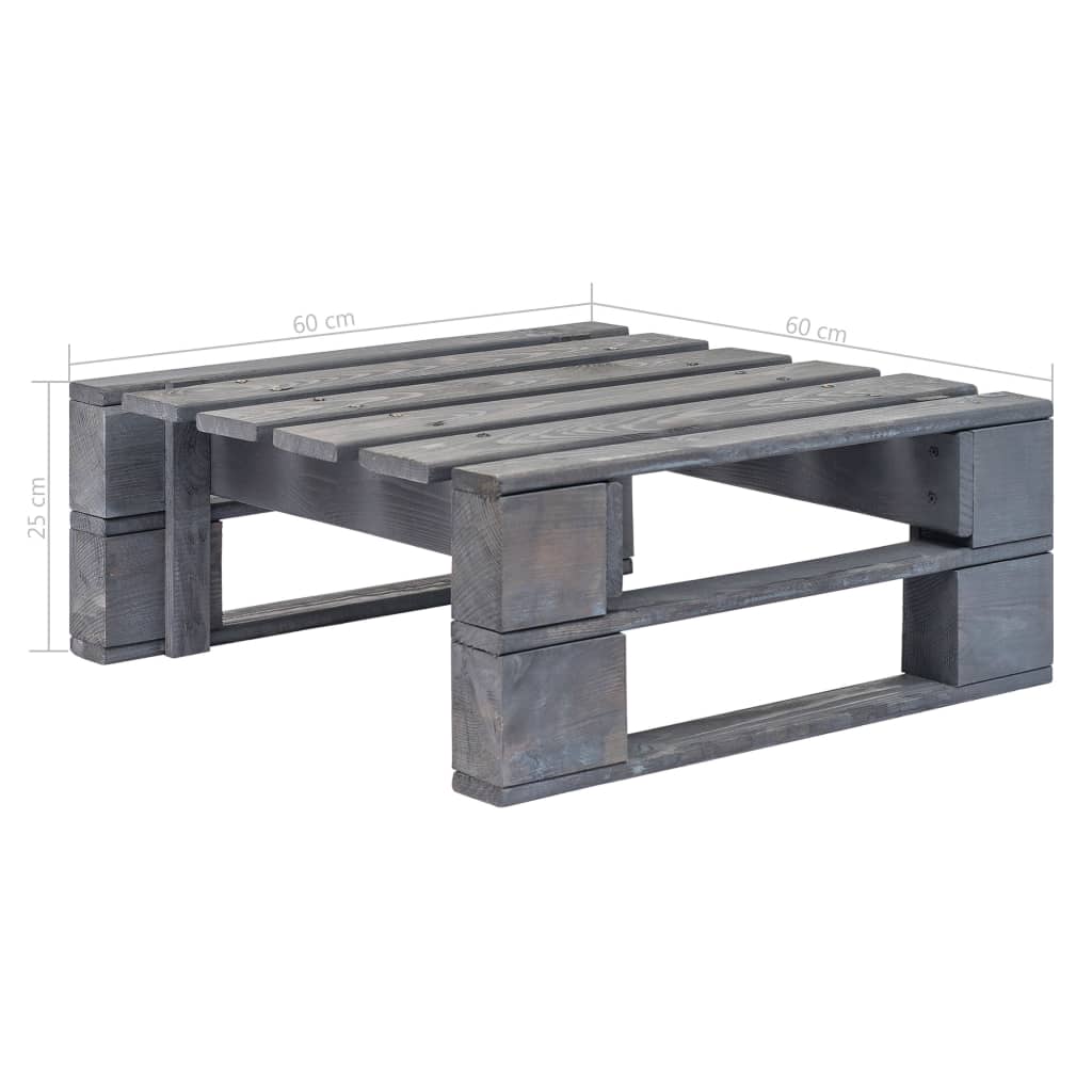 Outdoor-Ottomane Paletten Holz