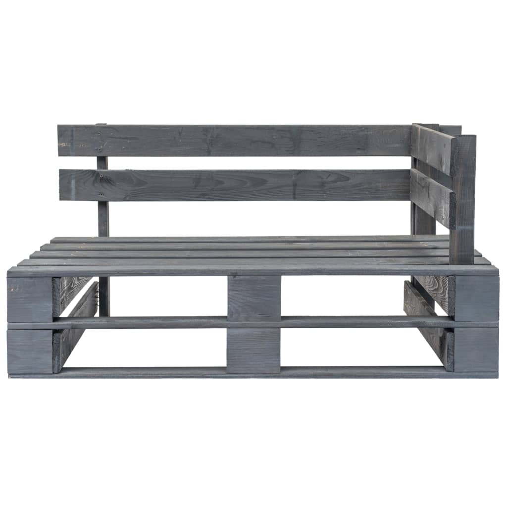 Outdoor-Eckbank Paletten Holz