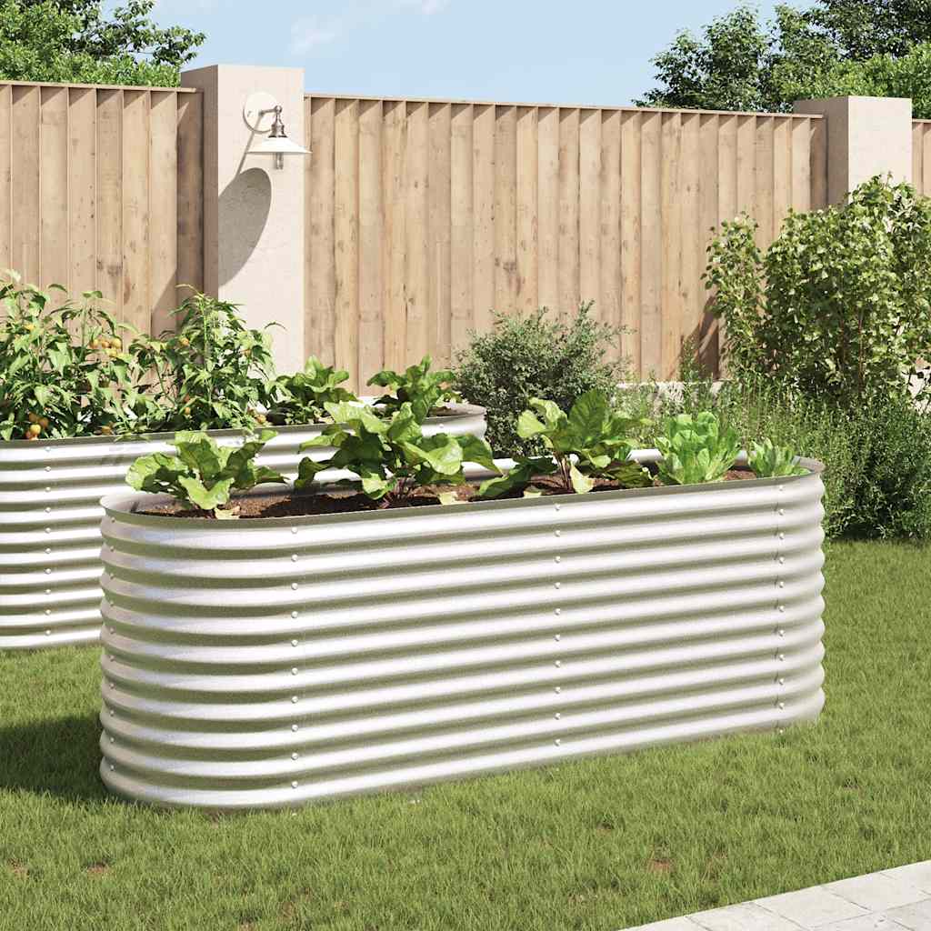 Garten-Hochbeet Verzinkter Stahl N