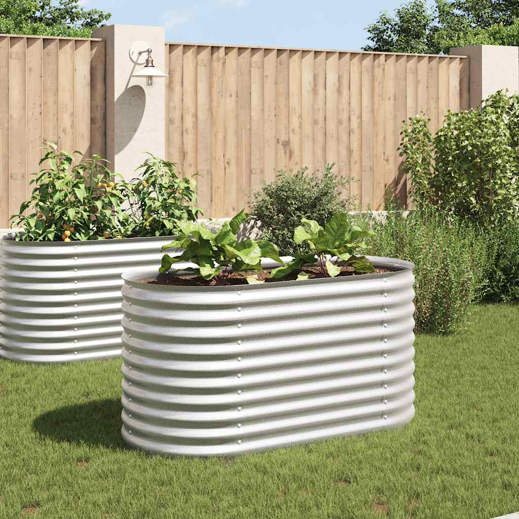Garten-Hochbeet Verzinkter Stahl N