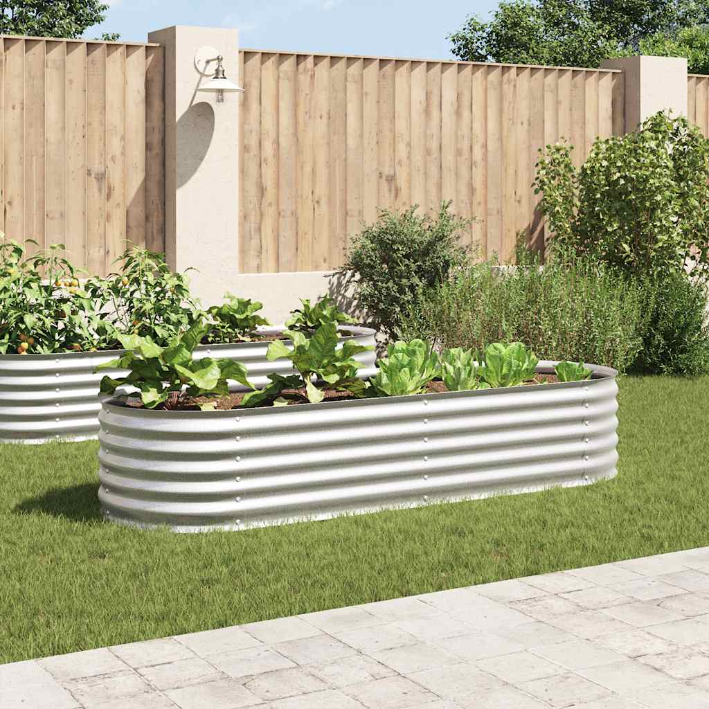 Garten-Hochbeet Verzinkter Stahl N