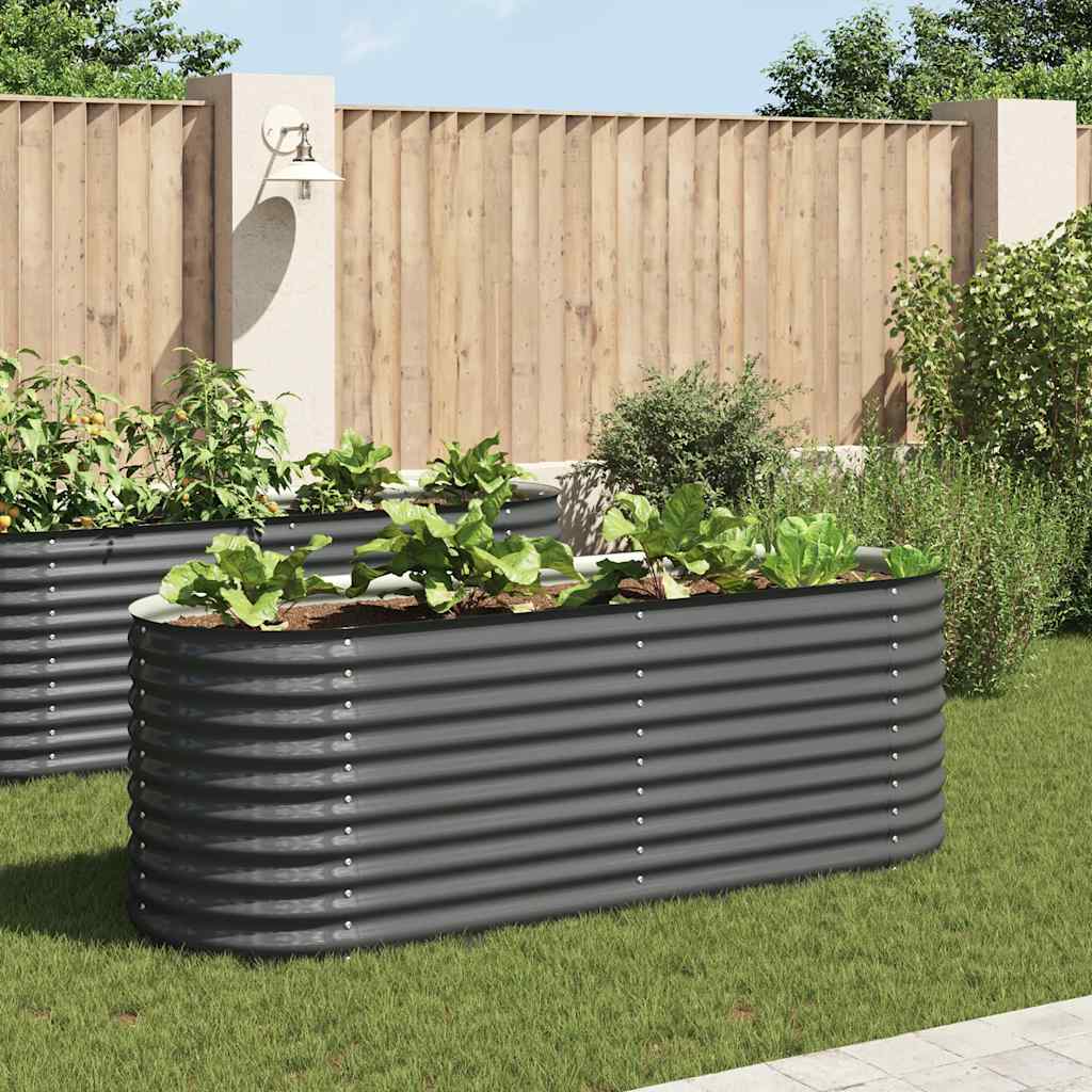 Garten-Hochbeet Verzinkter Stahl N