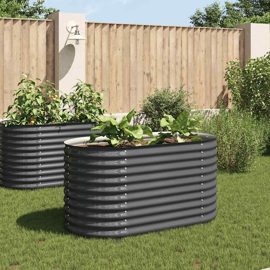 Garten-Hochbeet Verzinkter Stahl N