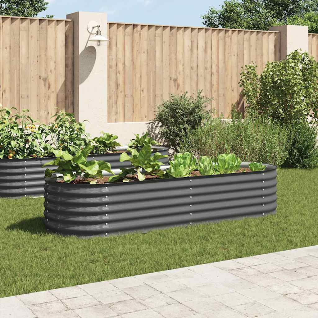 Garten-Hochbeet Verzinkter Stahl N