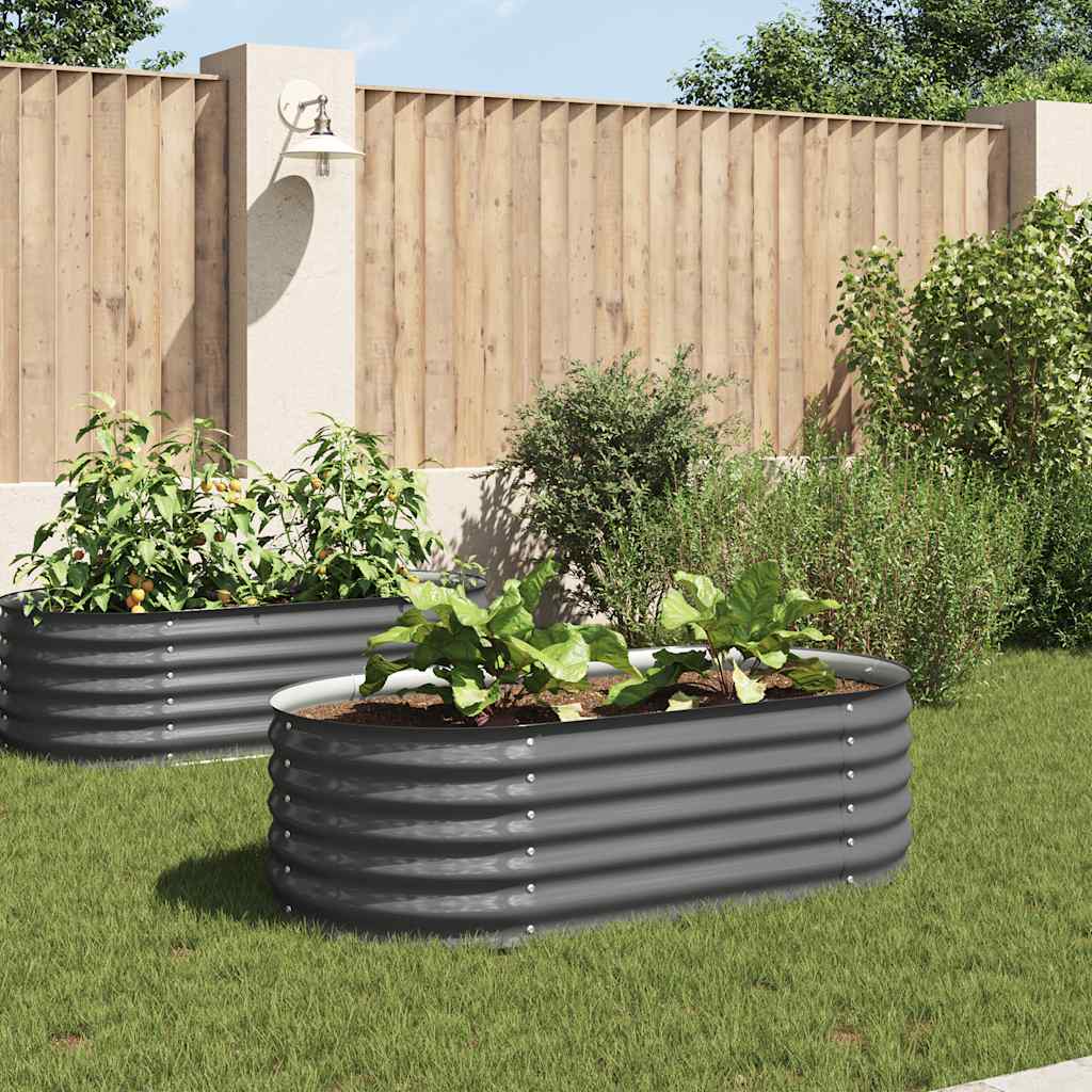 Garten-Hochbeet Verzinkter Stahl N