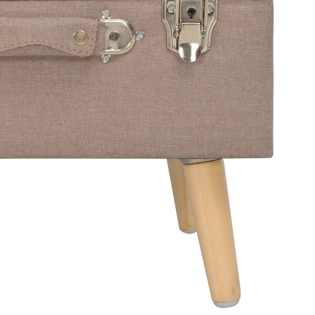 Hocker Mit Stauraum 3 Stk. Stoff