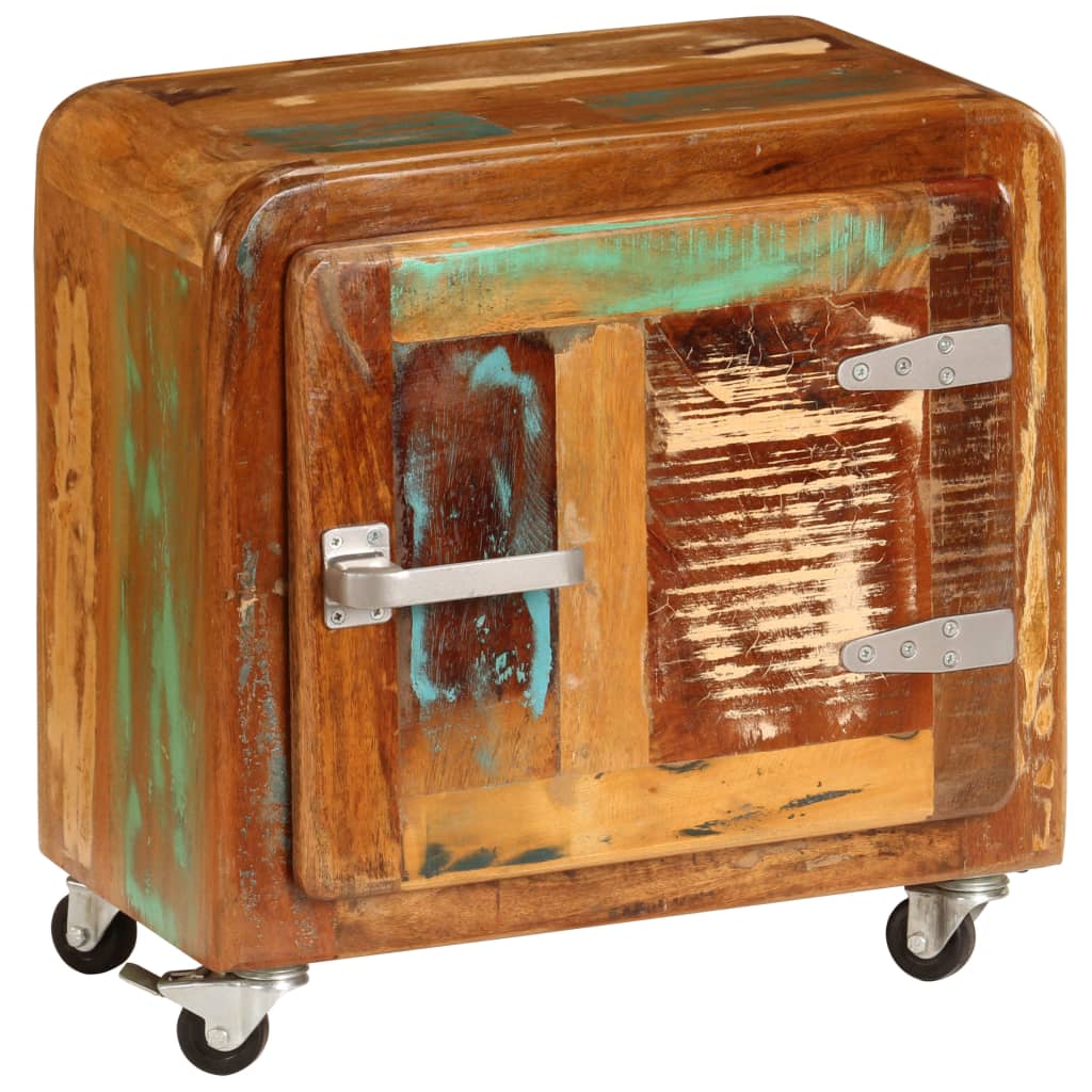 Nachttisch 50X30X50 Cm Altholz Massiv