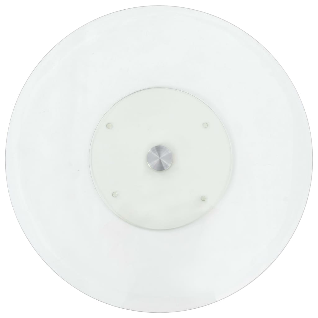 Servierplatte Drehbar Transparent 60 Cm Hartglas Transparent