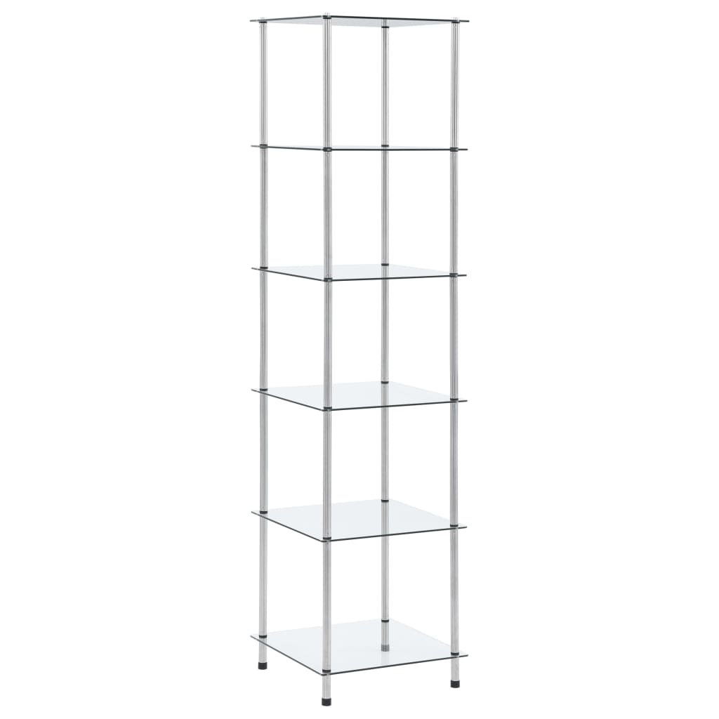 Regal Mit 4 Ablagen 40X40X Hartglas