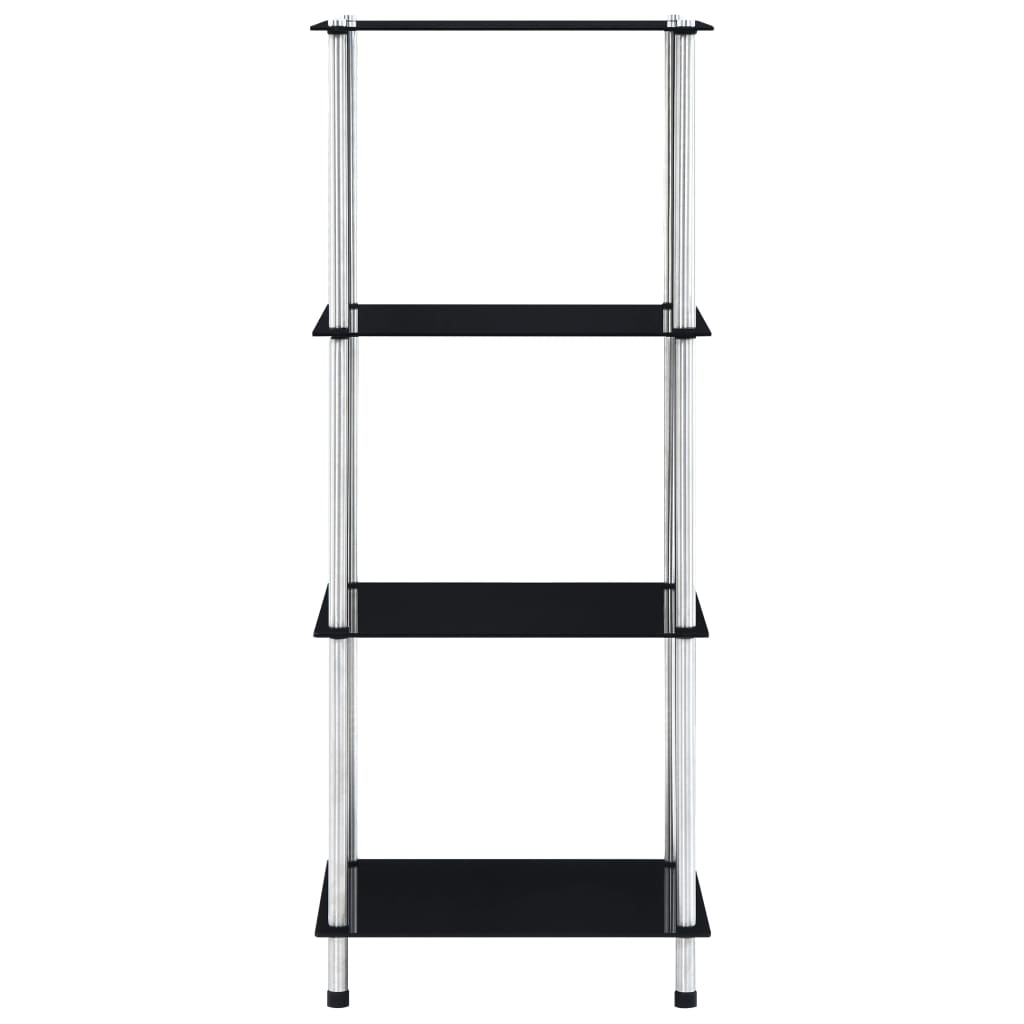 Regal Mit 4 Ablagen 40X40X Hartglas