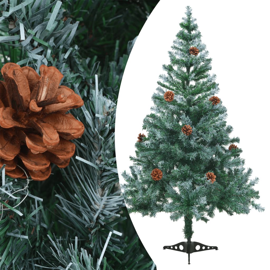 Künstlicher Weihnachtsbaum Mit Tannenzapfen 180 Cm