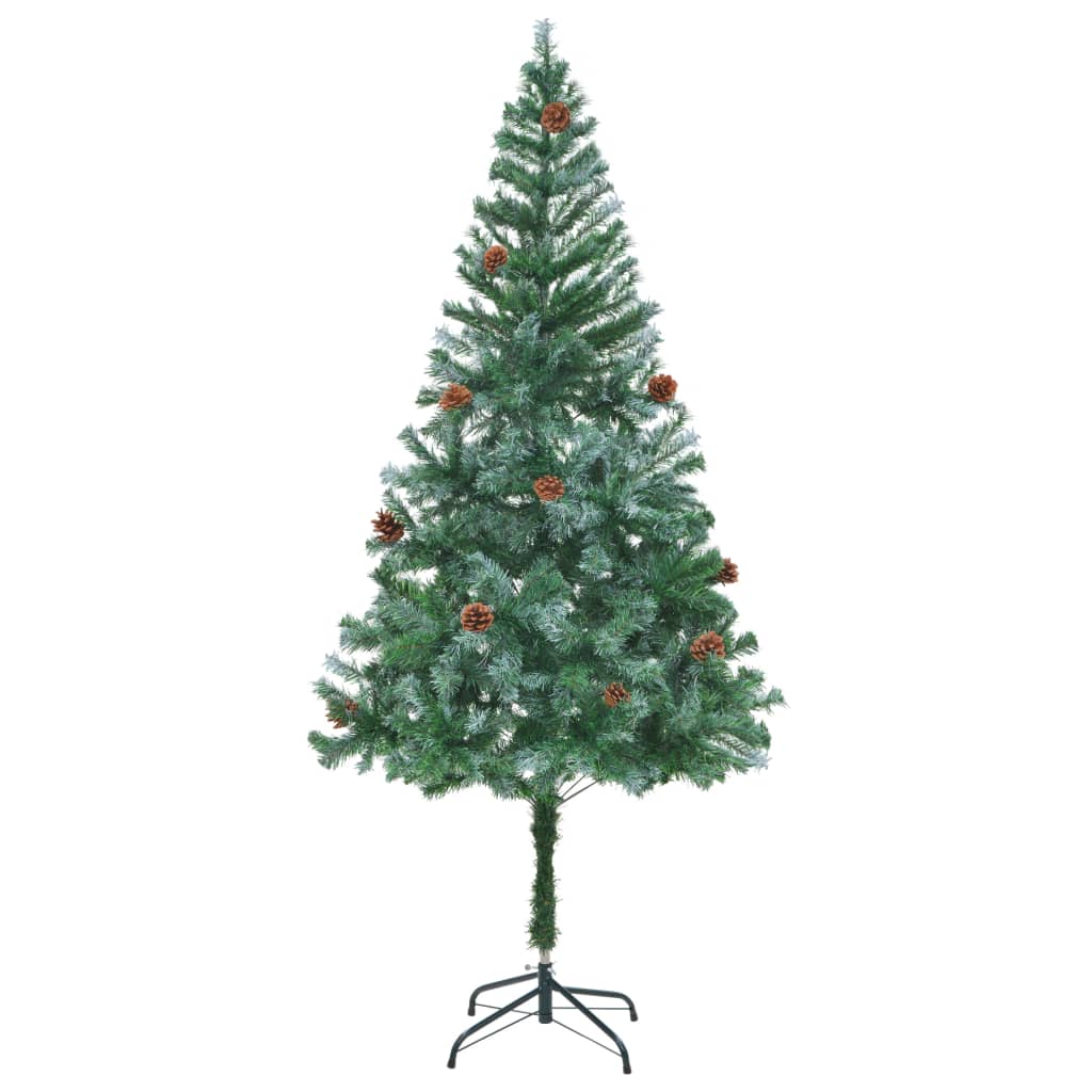 Künstlicher Weihnachtsbaum Mit Tannenzapfen 180 Cm