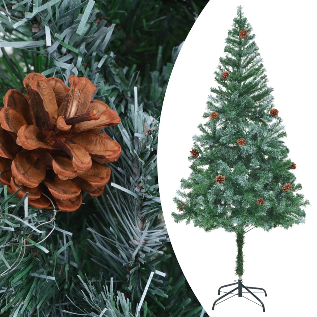 Künstlicher Weihnachtsbaum Mit Tannenzapfen 180 Cm