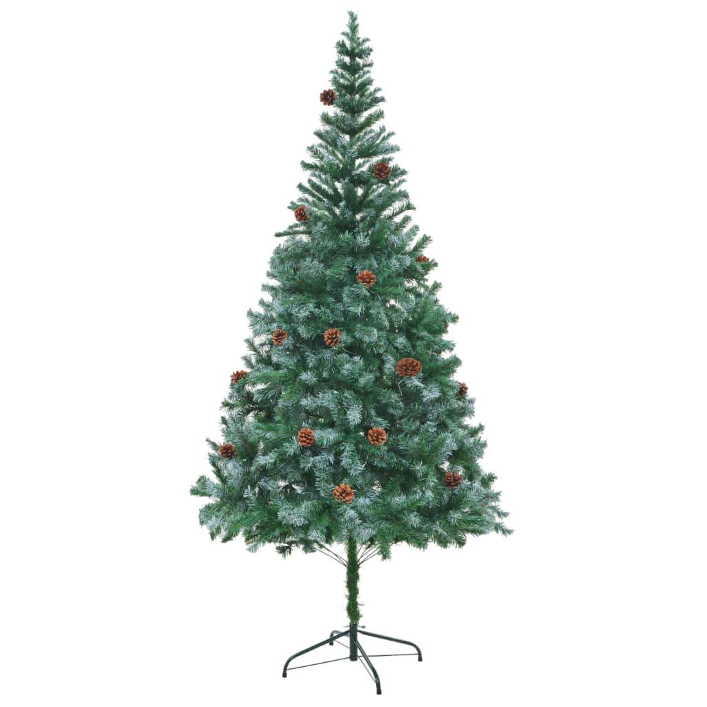 Künstlicher Weihnachtsbaum Mit Tannenzapfen 180 Cm