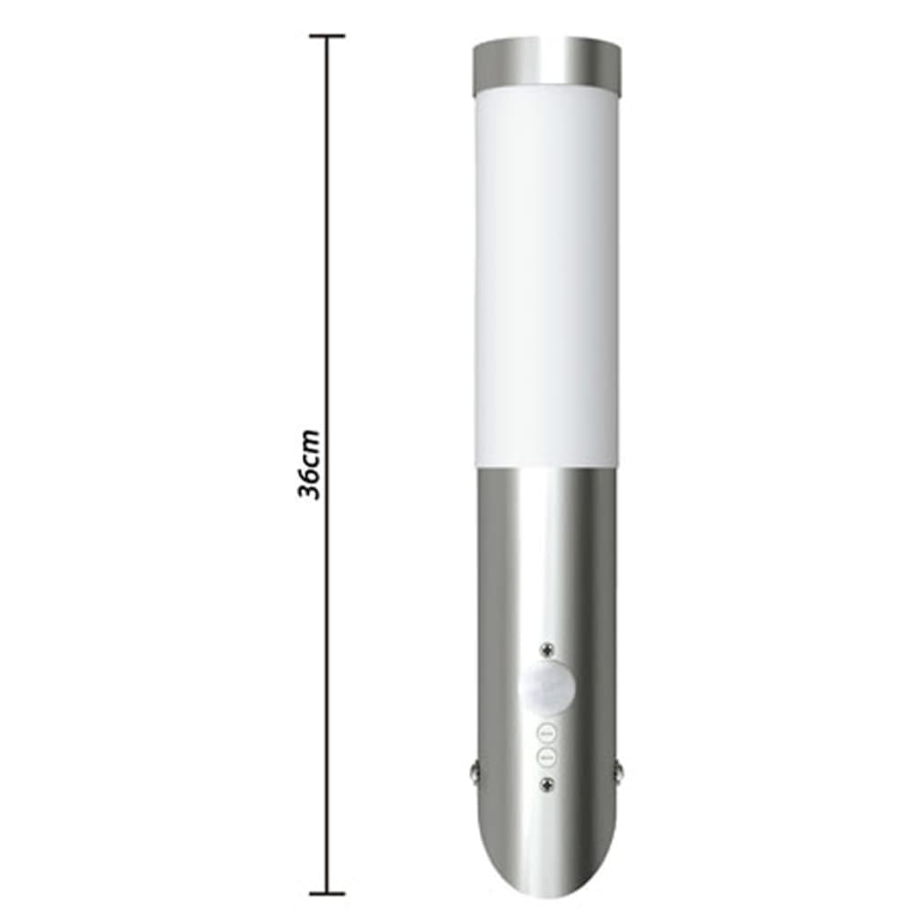 Gartenleuchten 2 Wandlampen Mit Bewegungsmelder