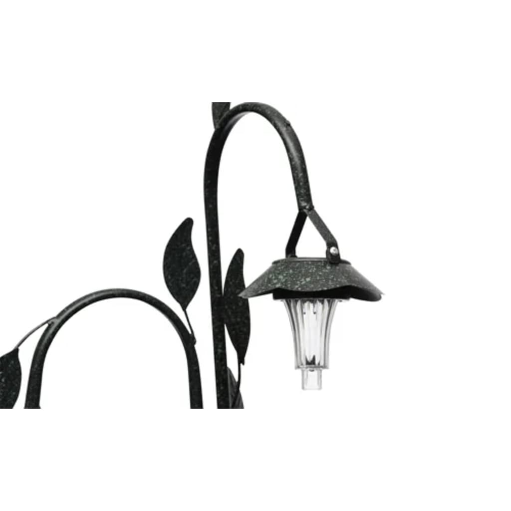 Blumenampel Mit Led Beleuchtung Grau