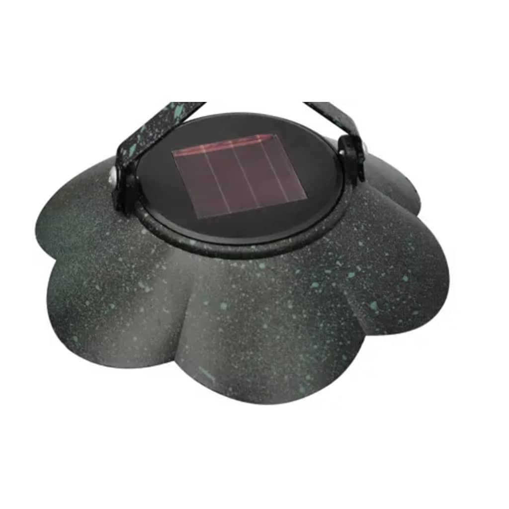Blumenampel Mit Led Beleuchtung Grau