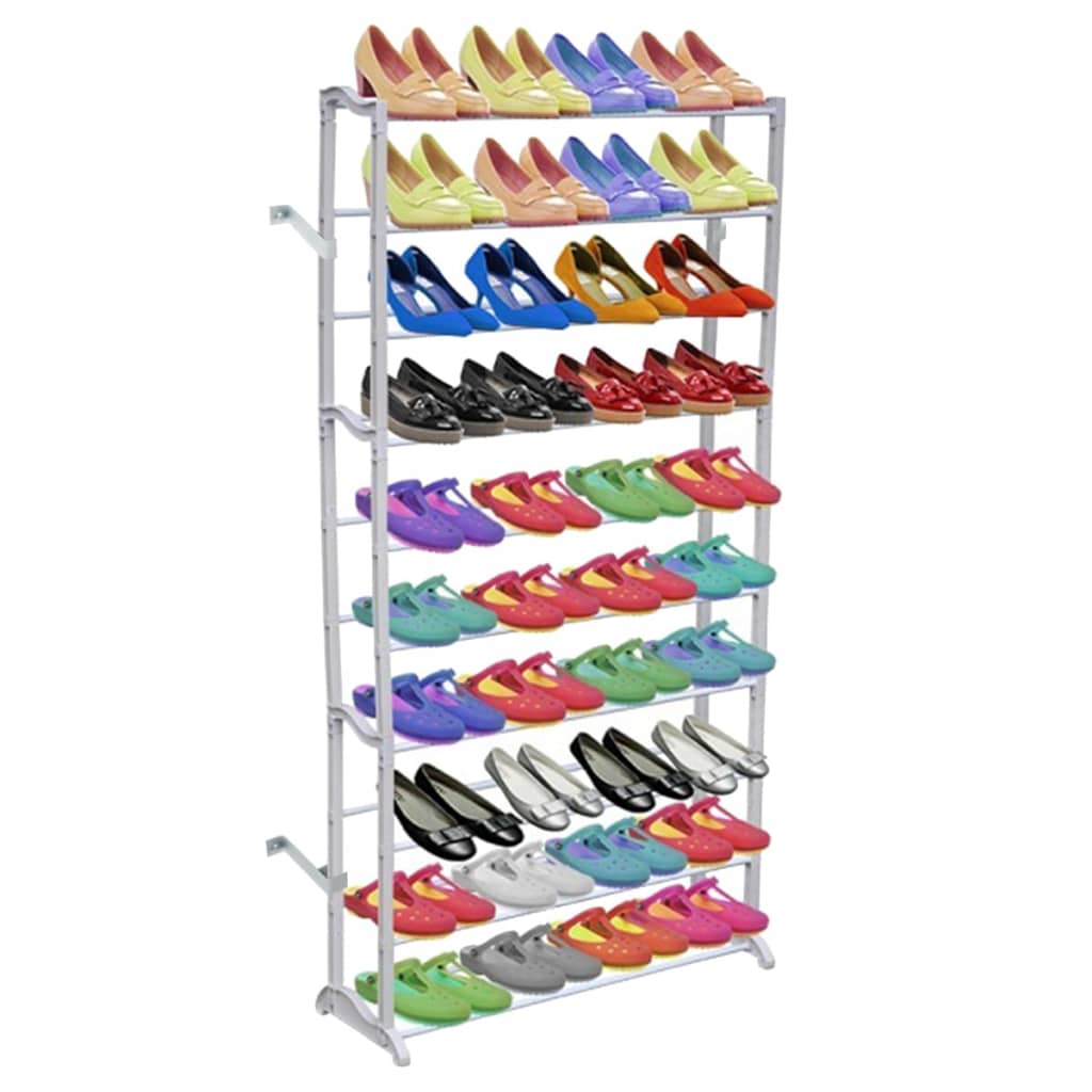 Schuhregal Für 40 Paar Schuhe Schuhschrank 140Cm