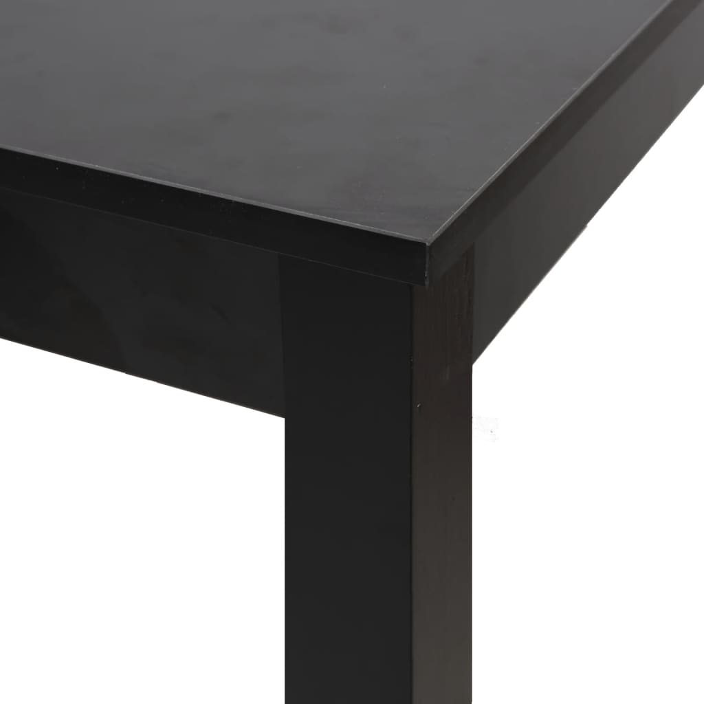 Bartisch Mdf Schwarz 115×55×107 Cm