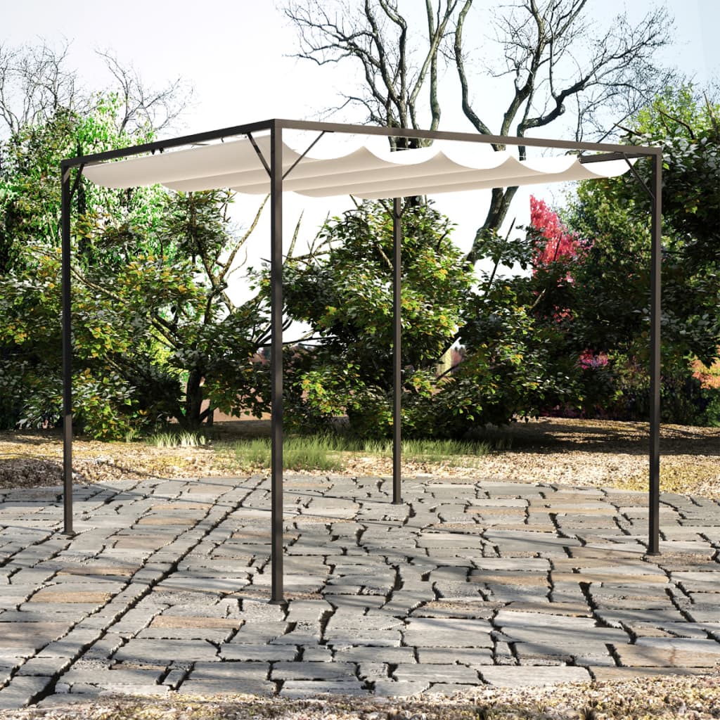 Gartenpavillon Mit Ausziehbarem Dach 3X3 M 180 G/M²