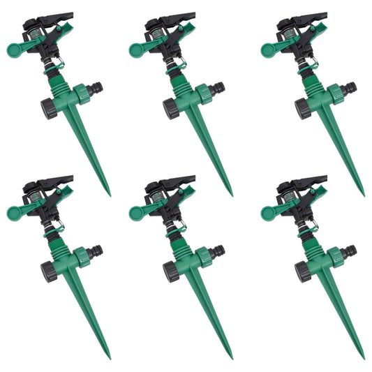 Impuls-Rasensprenger Sprenger Sprinkler Impulsregner 6Er