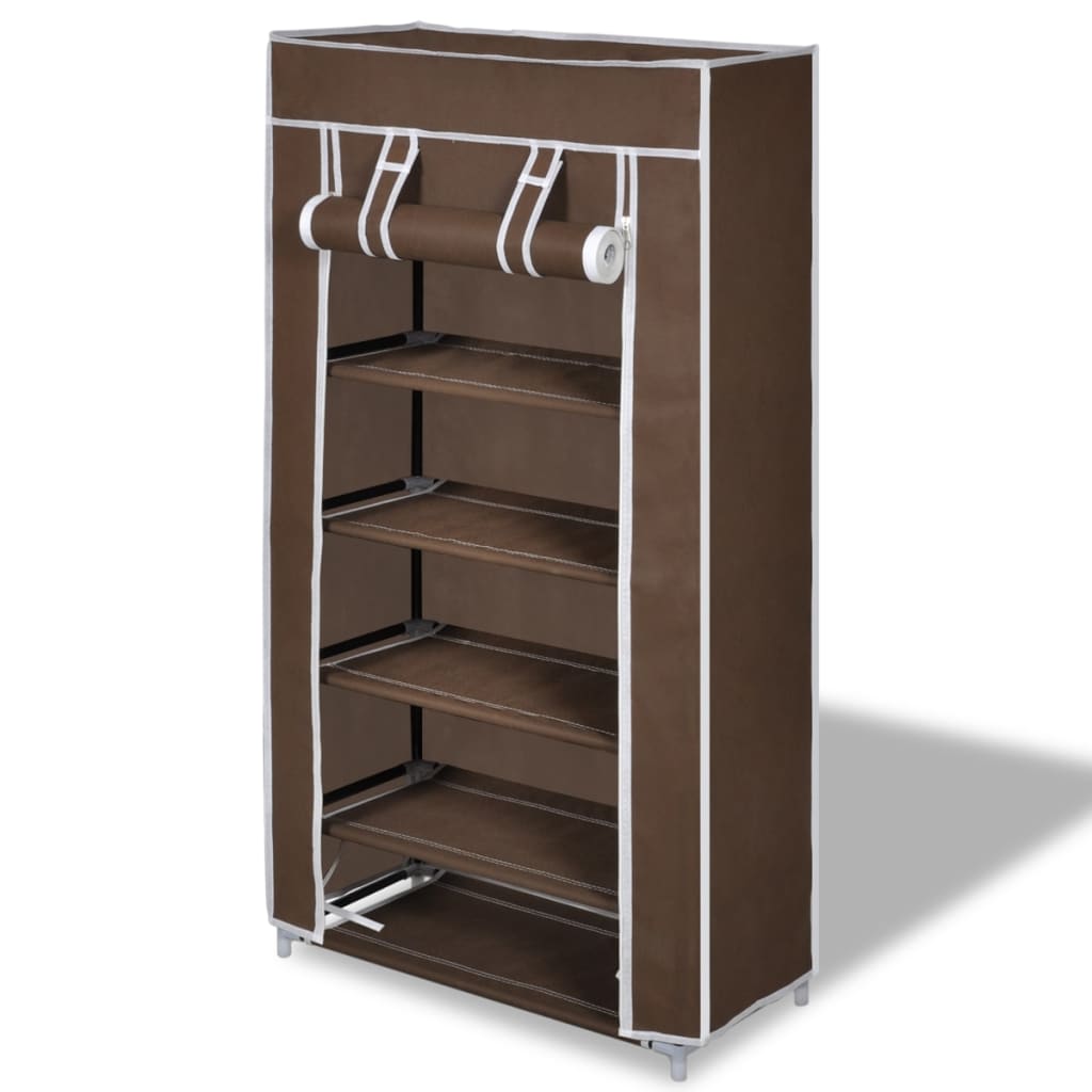 Schuhschrank Schuhregal Schuhablage 5 Schicht Braun