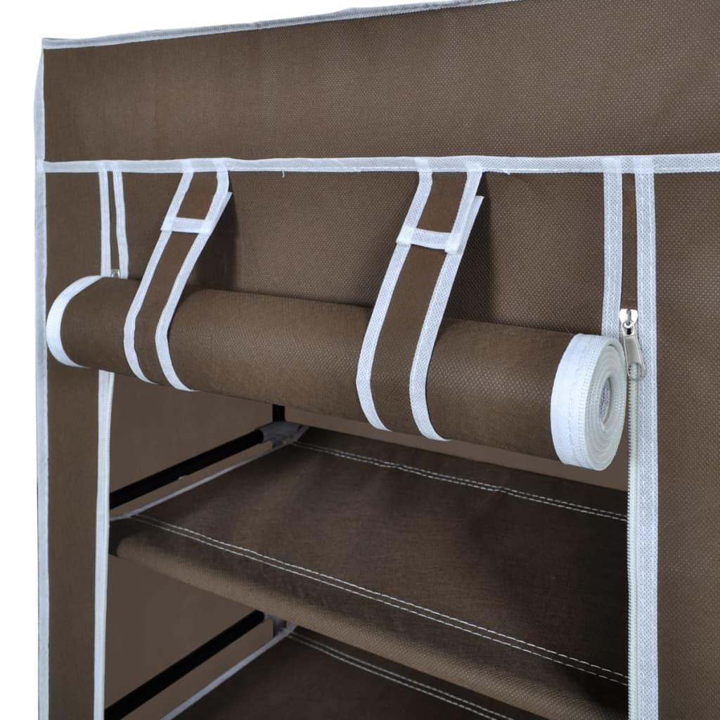 Schuhschrank Schuhregal Schuhablage 5 Schicht Braun