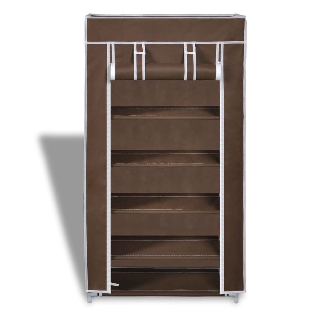 Schuhschrank Schuhregal Schuhablage 5 Schicht Braun