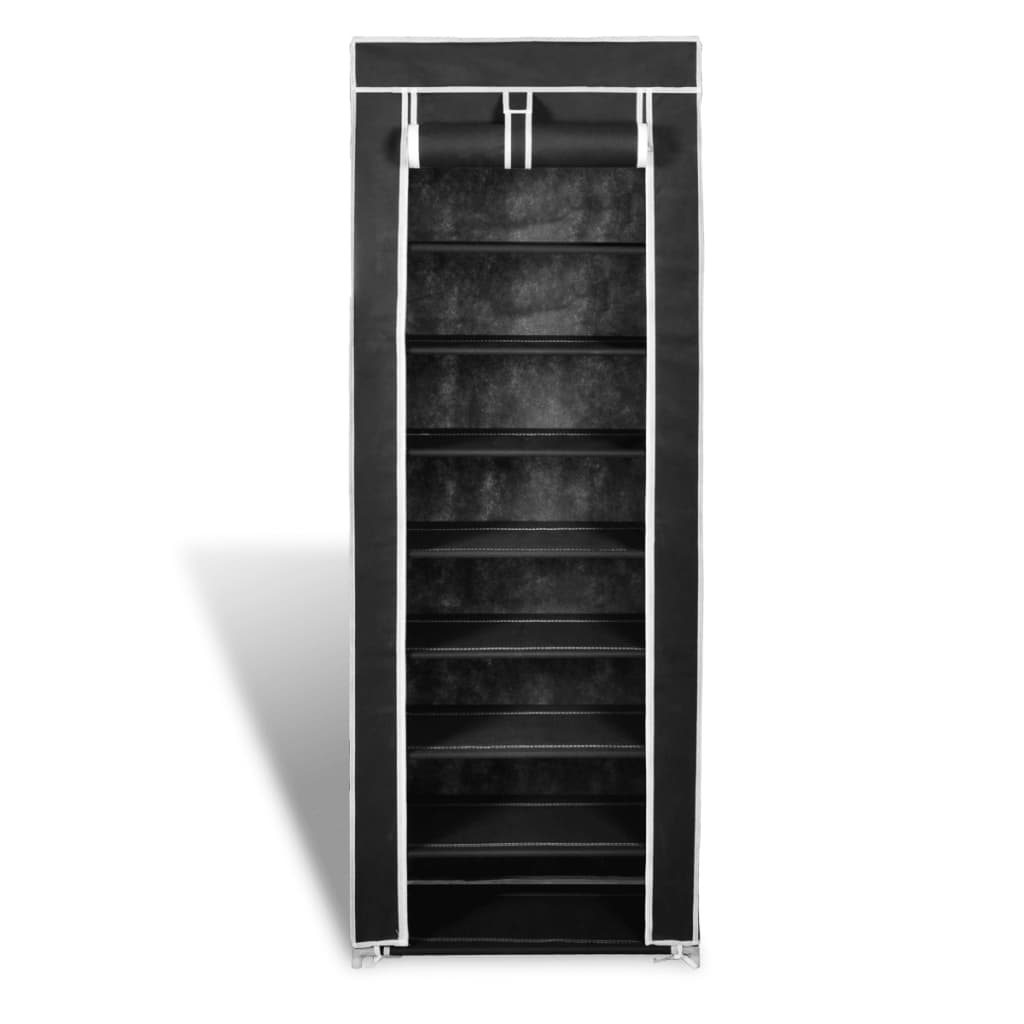 Schuhschrank Schuhregal 8 Schicht Schwarz