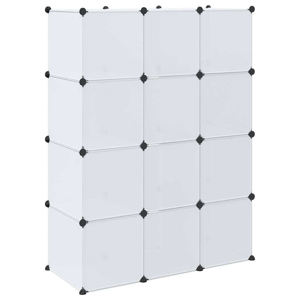 Modularer Schrank Mit N 109X36,5X143 Cm Weiß
