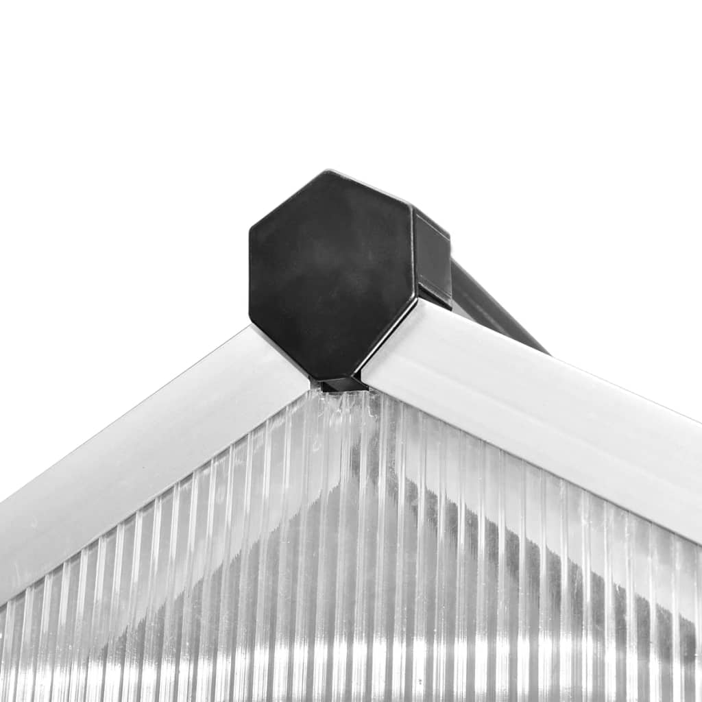 Gewächshaus Mit Fundament Verstärkt Aluminium 4,6 M²