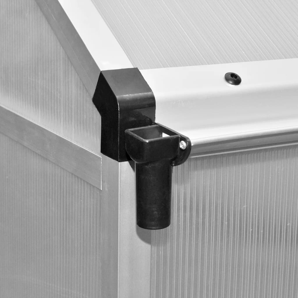 Gewächshaus Mit Fundament Verstärkt Aluminium 4,6 M²
