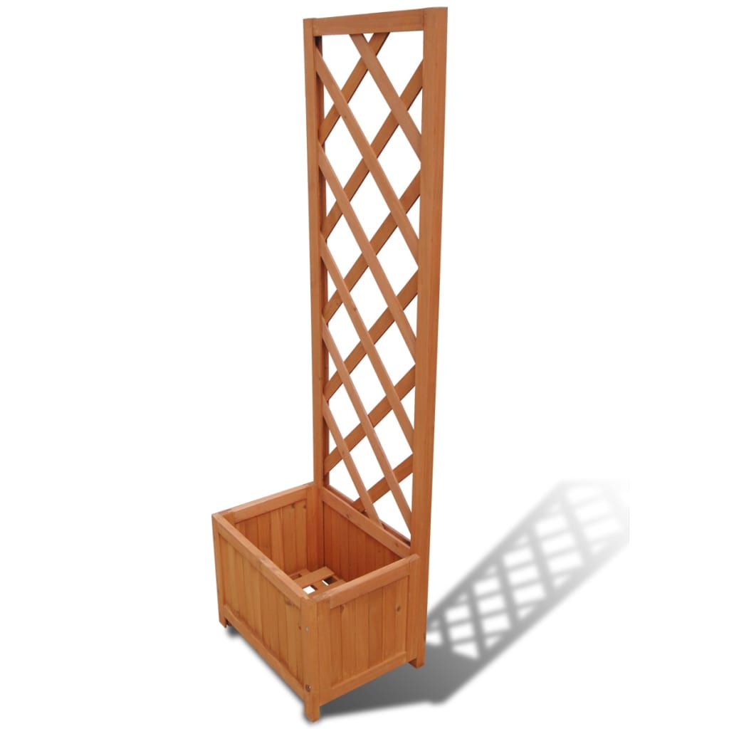 Spalier Mit Blumenkasten Massivholz Tanne